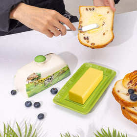 CADVJXZ dishwasher-safe butter keeper is easy to clean and maintain.