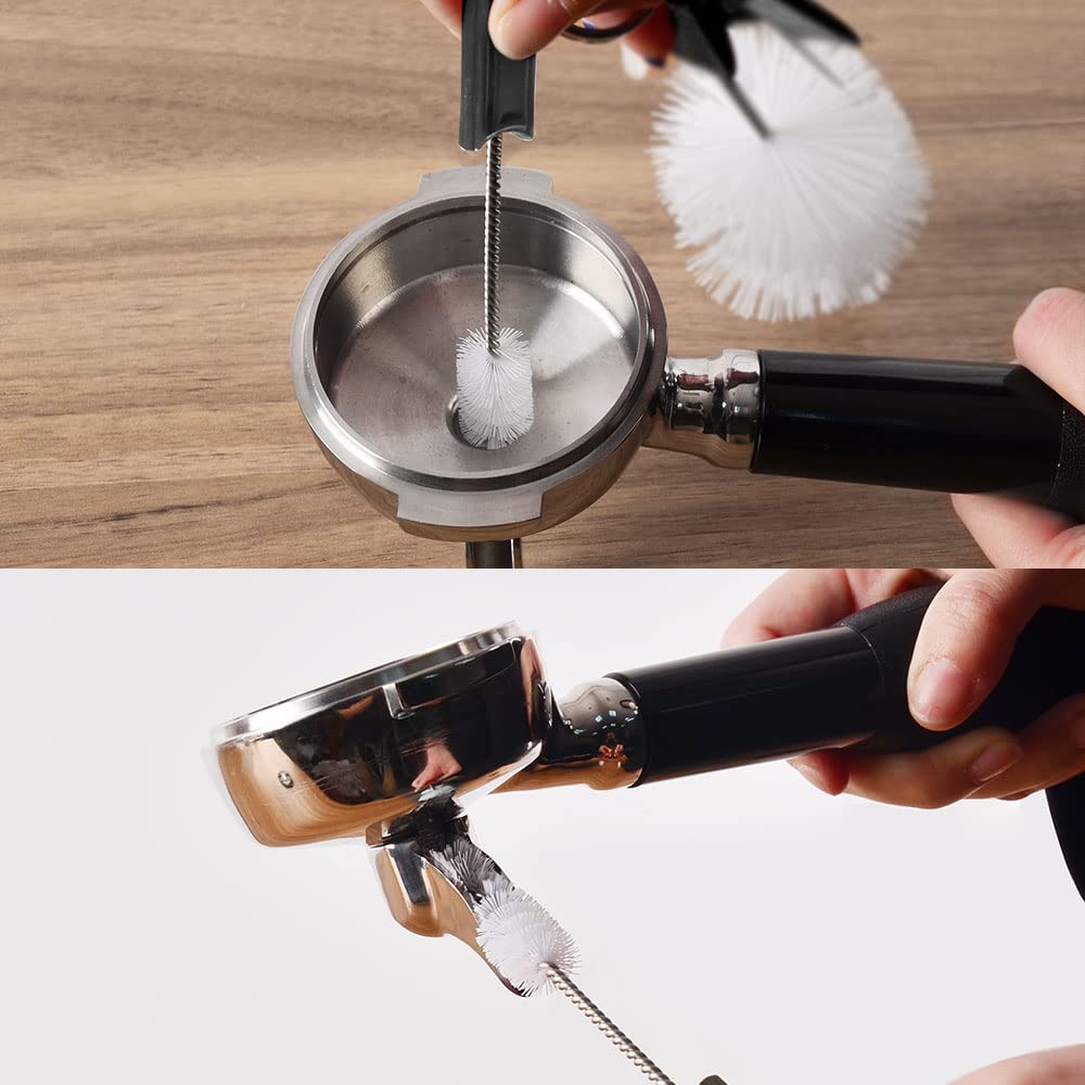 CAFEMASY multipurpose cleaning brush suitable for steam wand, pitcher, and tray.