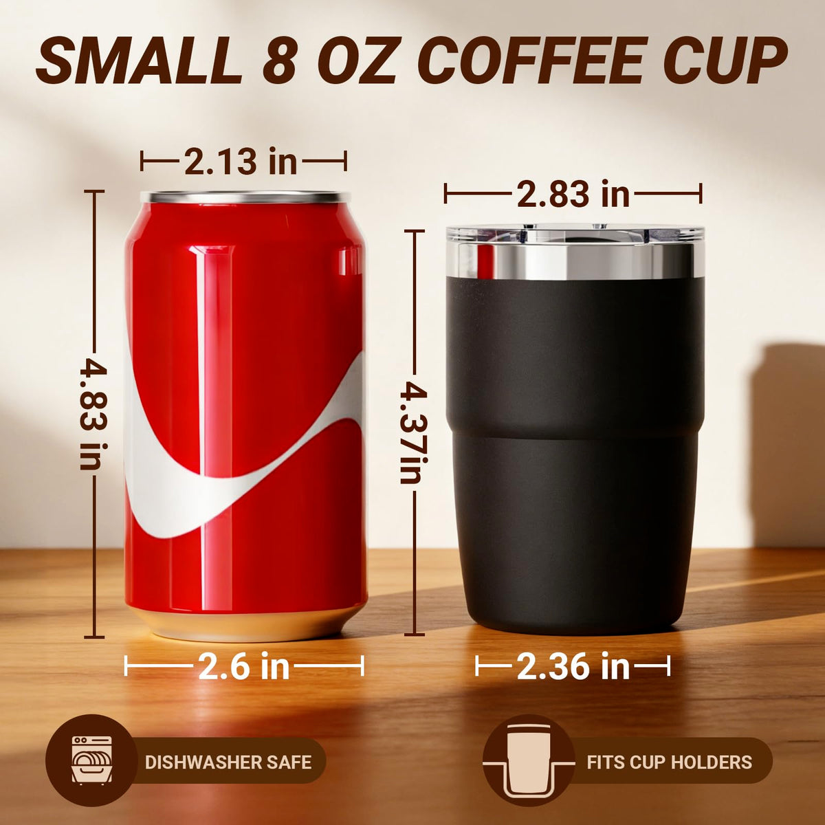 Cafezi ceramic-lined interior enhances pure coffee flavor with no metallic taste.