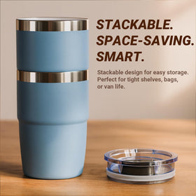 Cafezi espresso-machine-friendly cup fits under most group heads.
