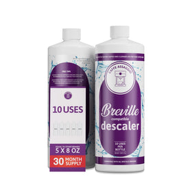 Caffe Assaggio Breville Descaler bottle front for easy machine maintenance