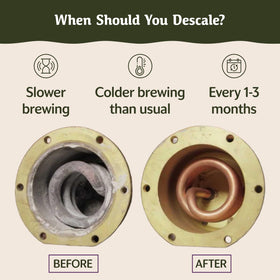 Caffe Assaggio Breville Descaler carbon-friendly claim on packaging