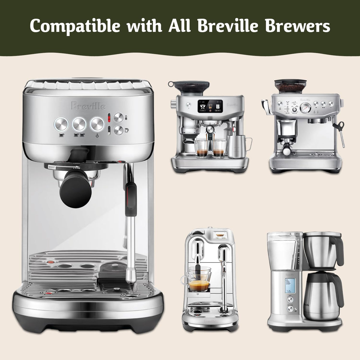 Caffe Assaggio Breville Descaler closeup on product label information