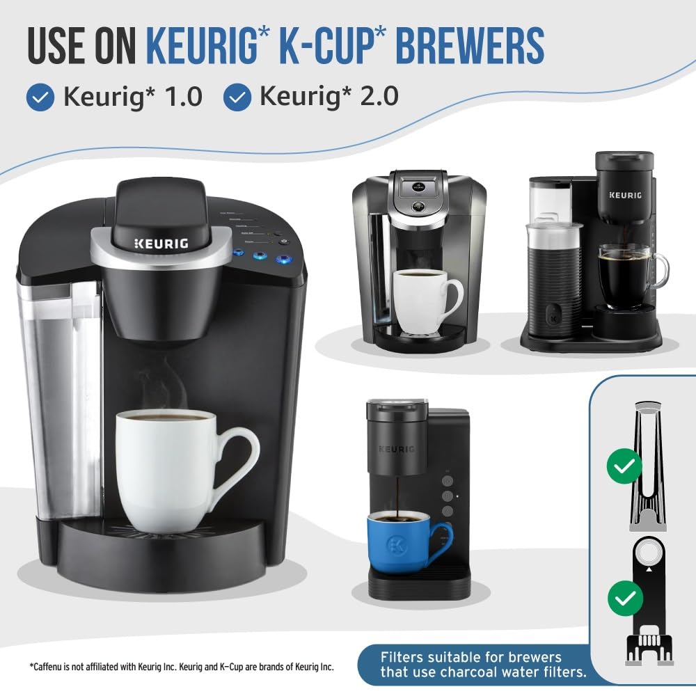 Caffenu Keurig coffee cup after maintenance with improved aroma.