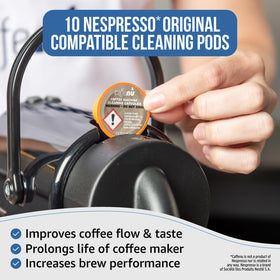 Caffenu pods keep nozzle and spout clean for smooth pours