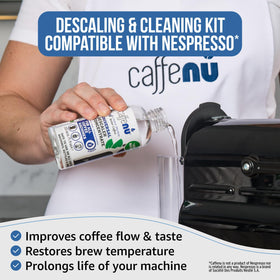 Caffenu Originaline compatibility label on packaging confirms machine compatibility.