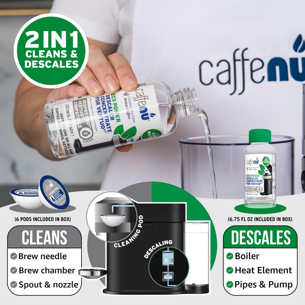 Caffenu Vertuo coffee cup after improved flavor and hotter brew
