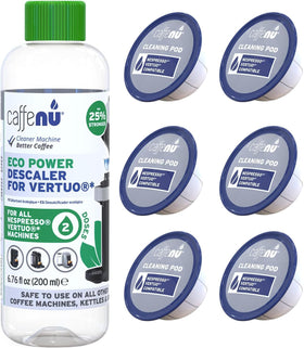 Caffenu Vertuo descaling kit bottle for quick limescale removal