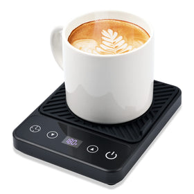 Cafzed Mug Warmer top view preserves drink at perfect temperature.