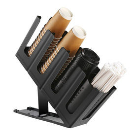 Cairondin cup holder front view showing four compartments for quick access.