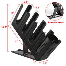 Cairondin cup holder top view highlighting easy reach and organized counter space.