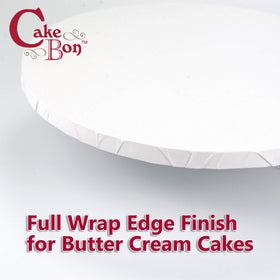 Cakebon square cake drum highlights easy transport and durable construction.
