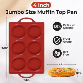 CAKETIME four-inch muffin cups ideal for Whoopie pies and egg bites.