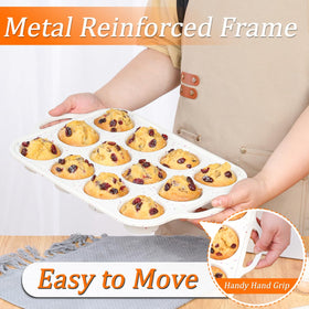 CAKETIME bakeware supports eggs, frittatas, muffins, and more.