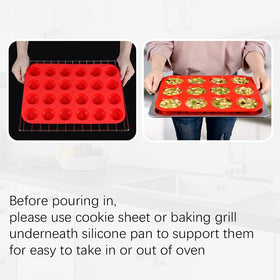 CAKETIME dishwasher-safe muffin pan makes cleanup a breeze after baking.