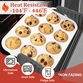CAKETIME rigid metal rim provides stable handling during bake and transfer