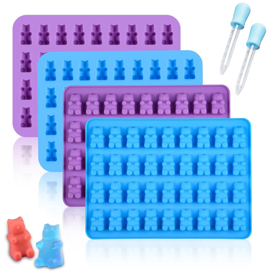 CAKETIME bear 2ml gummy molds detail for precise portions