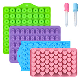 CAKETIME gummy molds bear shape for fun, kid-friendly snacks and easy candy making