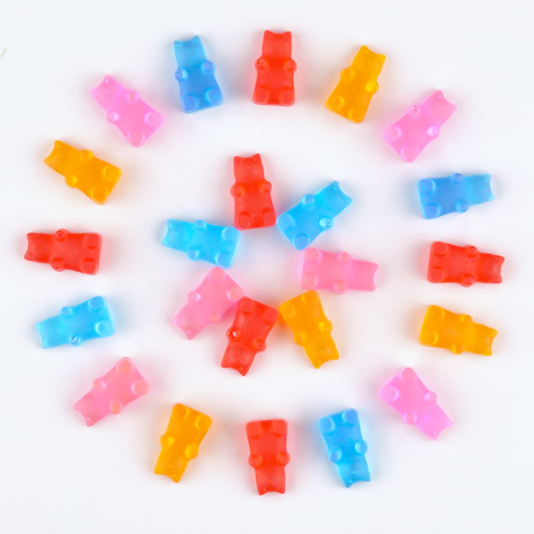 CAKETIME gummy molds mini donut shape for bite-sized party favors and dessert crafts