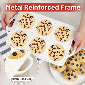 CAKETIME jumbo muffin pan 3-5 inch diameter for big treats