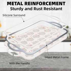 CAKETIME mini muffin pan with nonstick surface for quick release