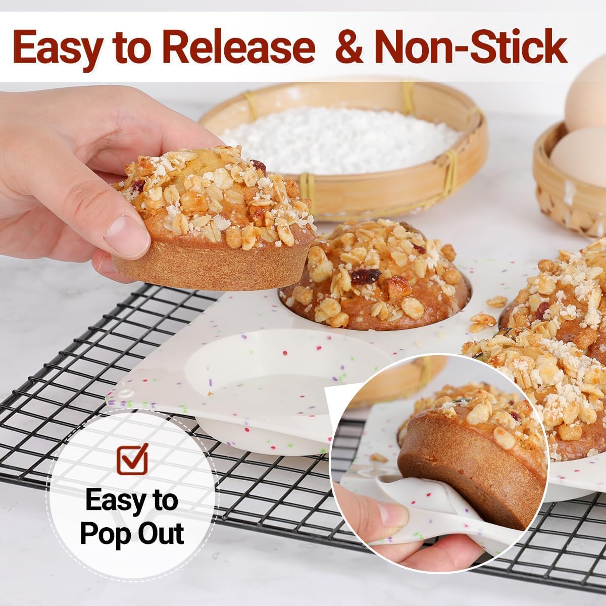 CAKETIME multi-function baking pan ideal for Whoopie pies and mini desserts.