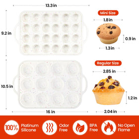 CAKETIME nonstick surface ensures easy release after baking.