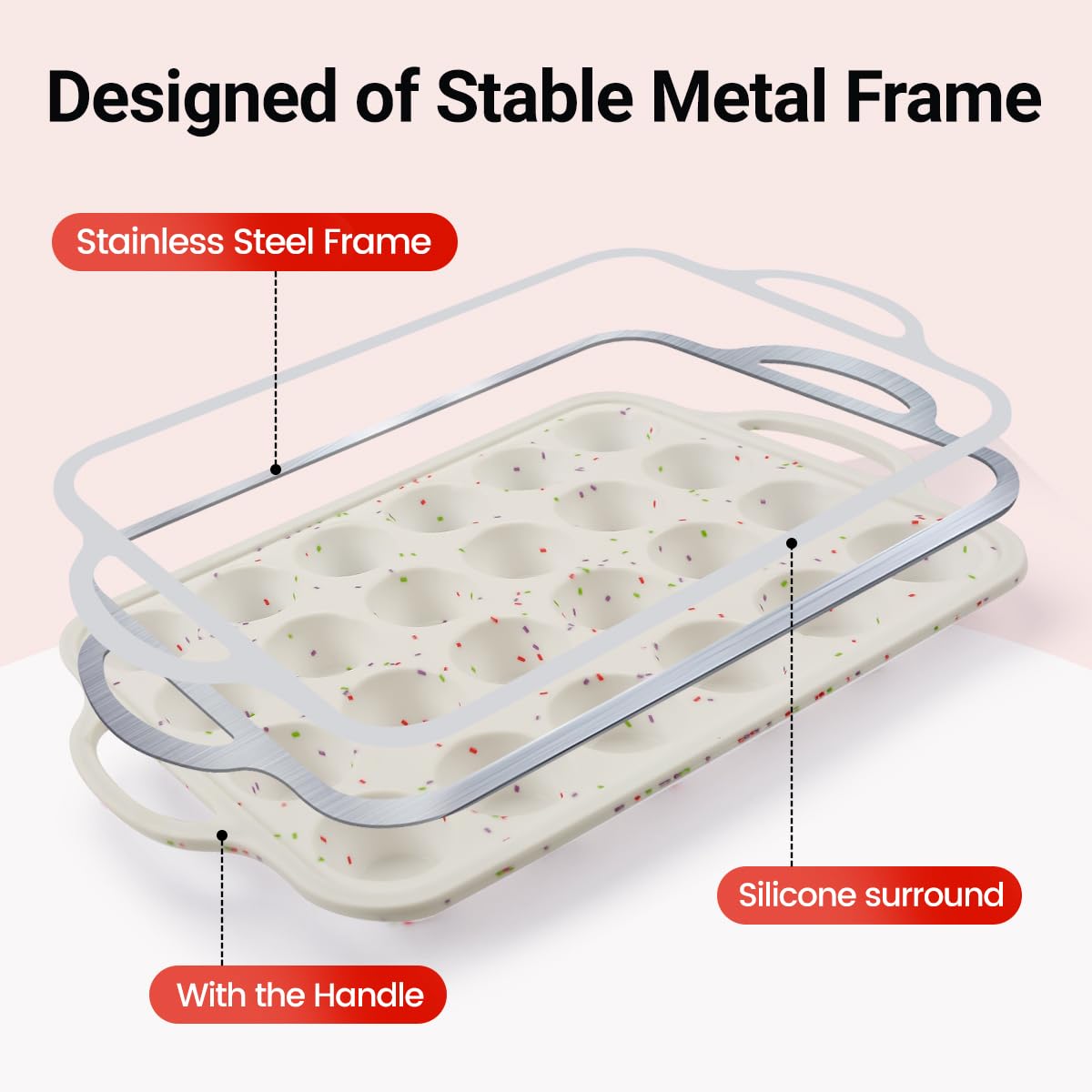 CAKETIME oven-safe BPA-free bakeware suitable for oven, microwave, fridge, and freezer.