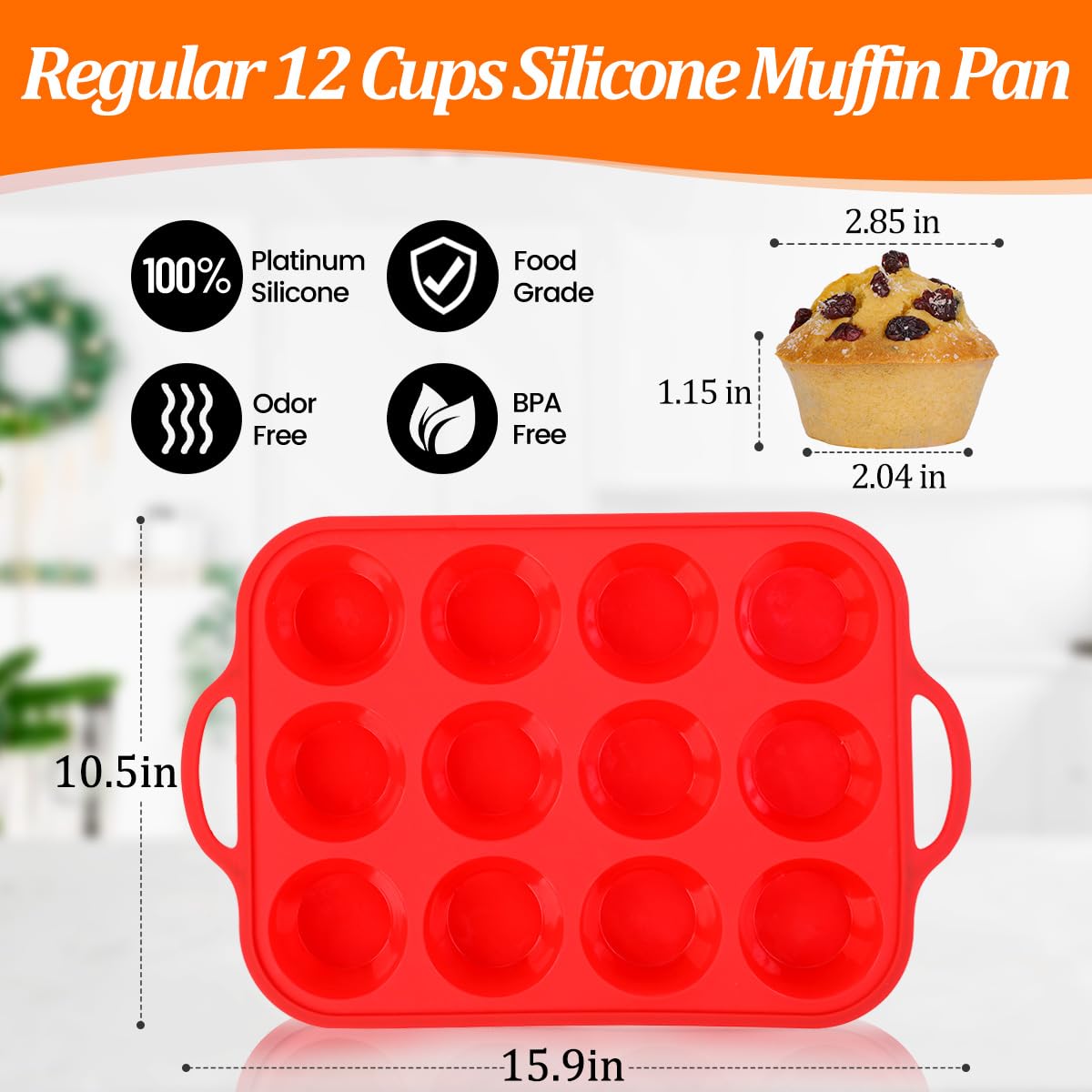 Oven-safe CAKETIME silicone pan withstands high heat for versatile baking.