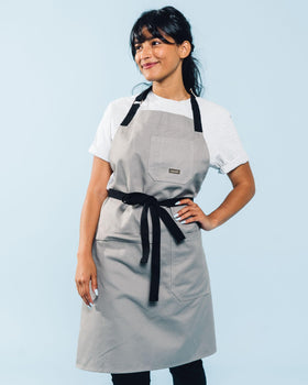 Caldo Daily Cotton Kitchen Apron neck adjustment feature for a comfortable fit