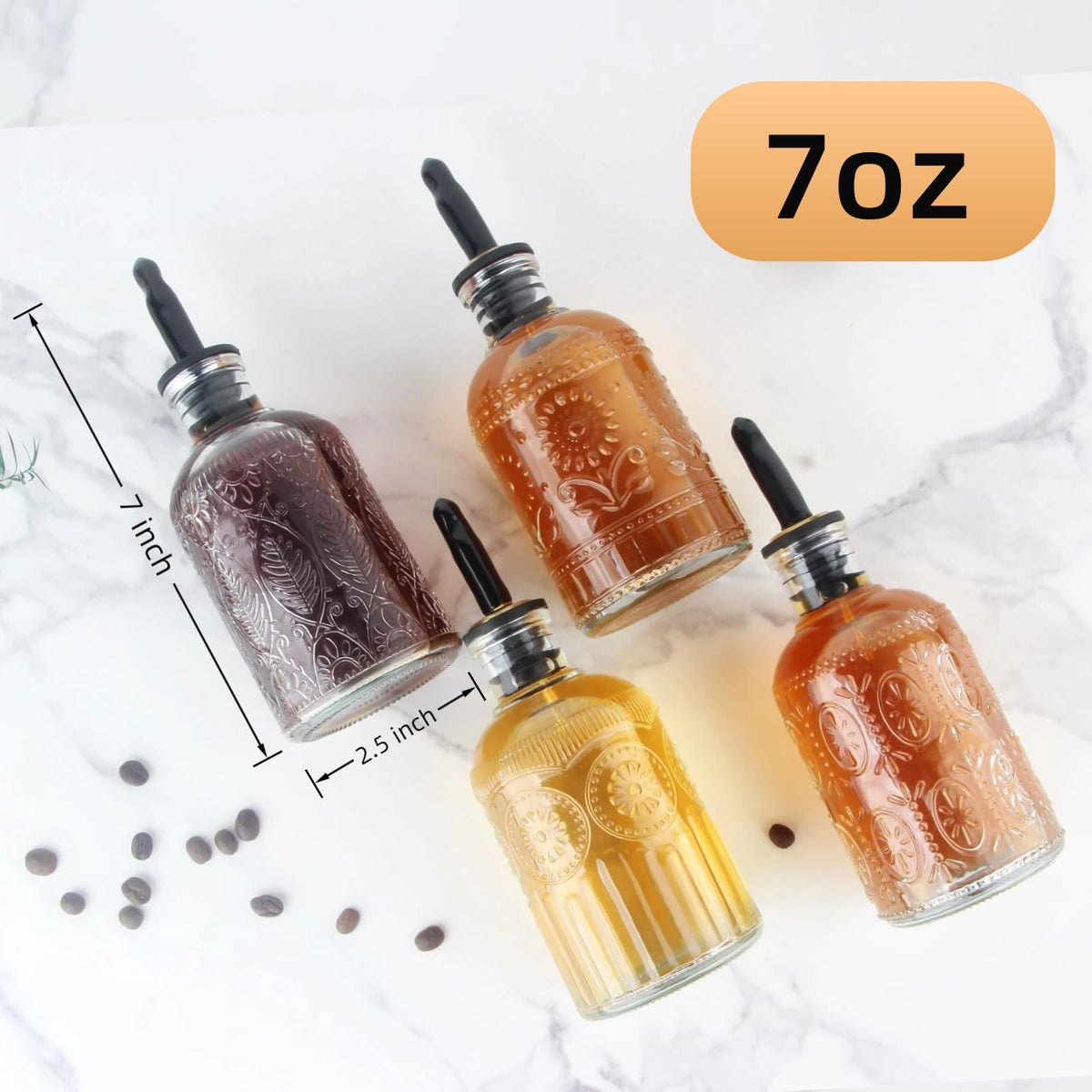 CALFATHN dust-cover cap protects syrups between uses