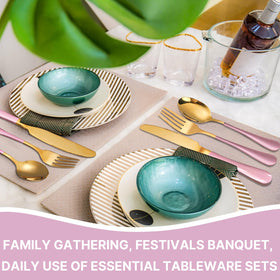Caliamary stainless-steel forks, sturdy grip for comfortable dining.