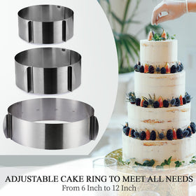 CALIFORNIA CADE ELECTRONIC cake ring ideal for baking and shaping batter