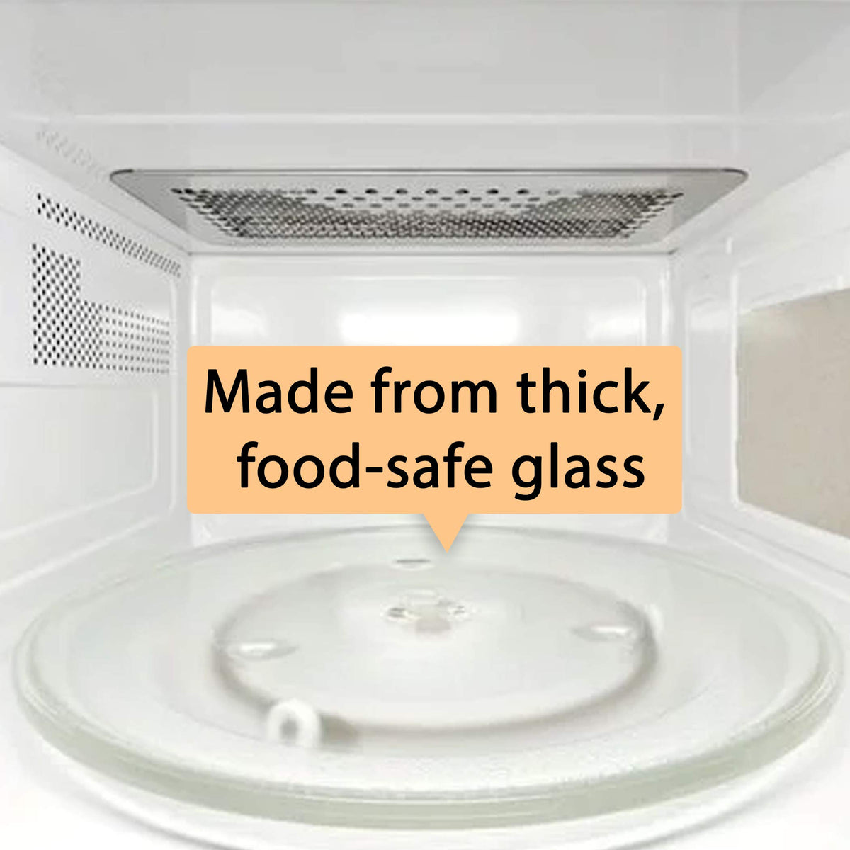 HB-P90D23 compatible tray close-up highlighting heat resistance and BPA-free glass.