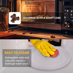 CALPALMY notches align with the bushing for reliable rotation in microwaves