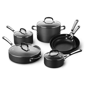 Calphalon 8-inch fry pan with stay-cool handle for quick searing.