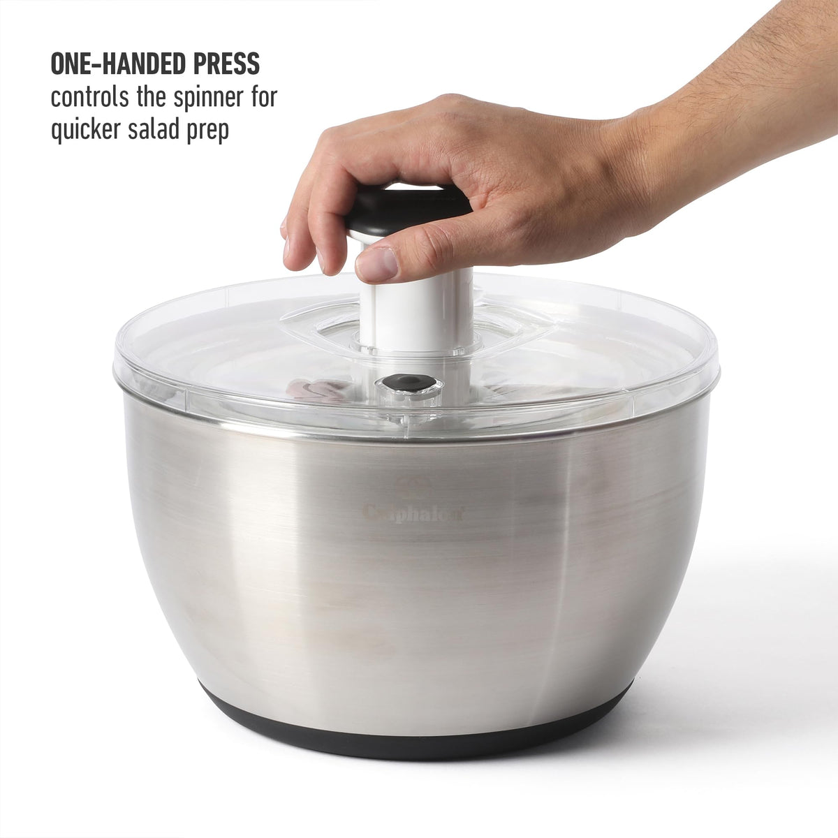 Calphalon Aero outer bowl doubles as a stylish serving dish