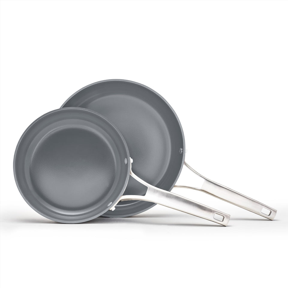 Calphalon Premier ceramic nonstick 8-inch pan with even heating for quick searing