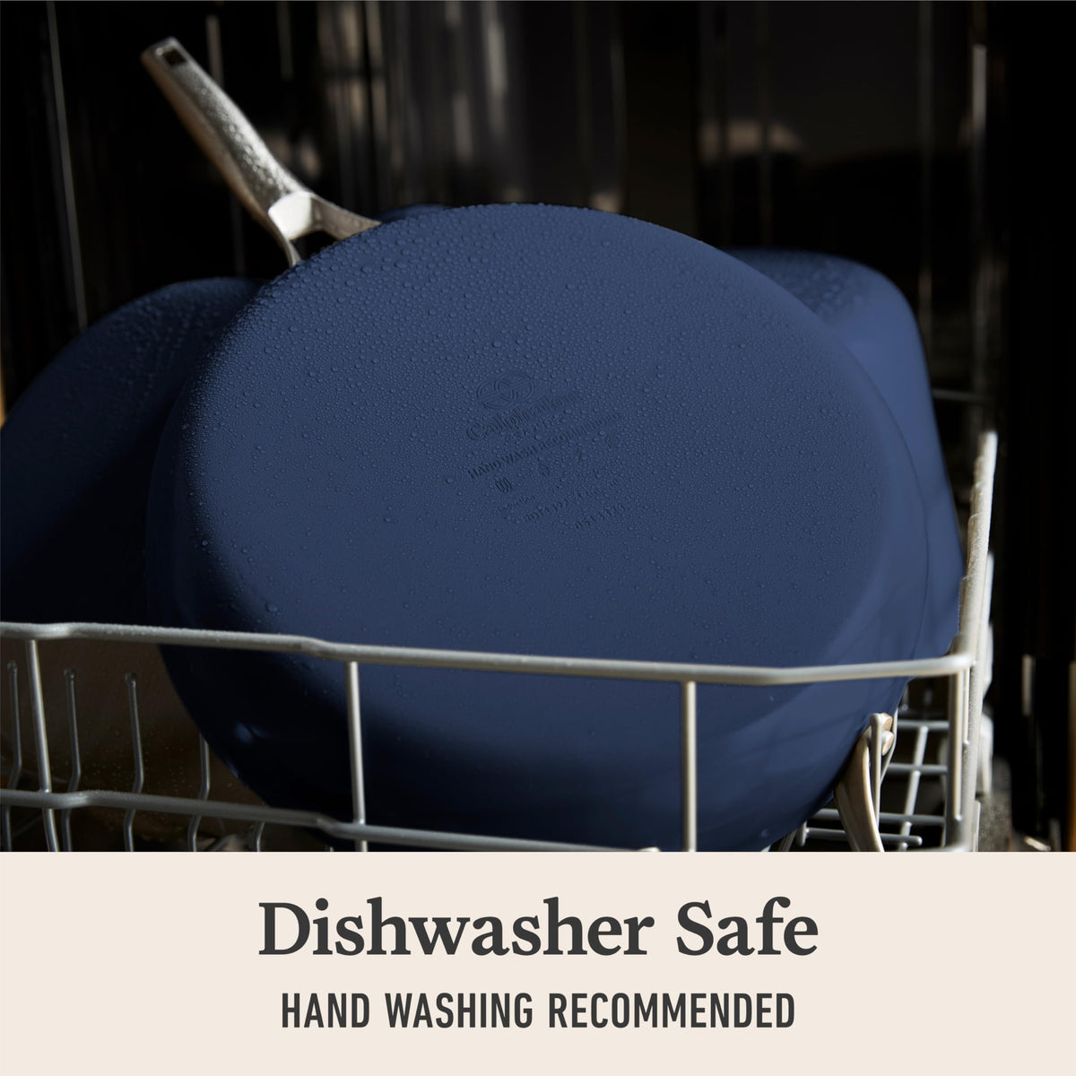 Calphalon Premier Quick Clean Technology supports faster cleanup after meals.