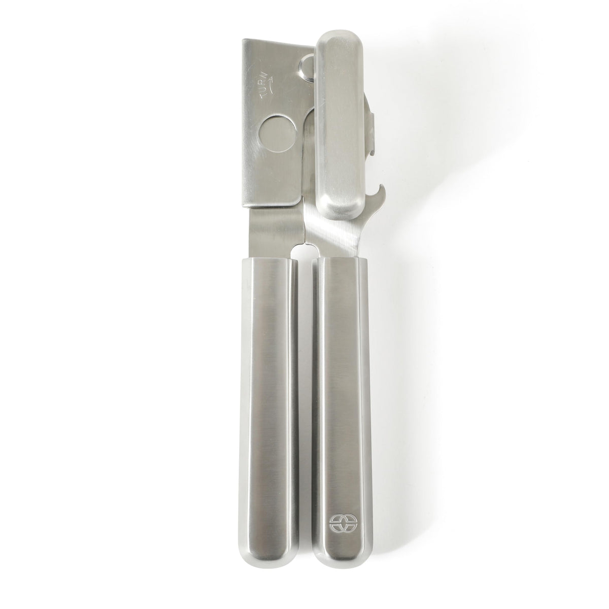 Calphalon Prime kitchen tool in action showcases versatile design for cans and bottles.