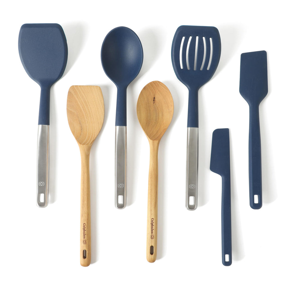 Calphalon Prime silicone spoon for precise stirring on nonstick surfaces