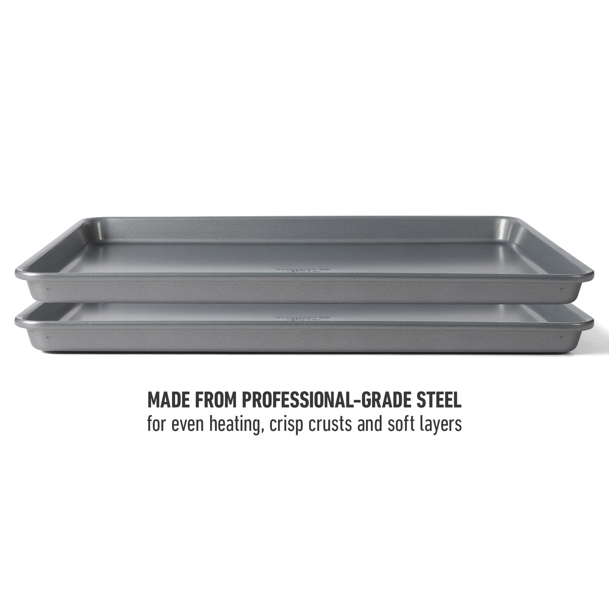 Calphalon Titan Steel Core nonstick interior enables smooth food release