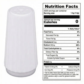 CALSON COLLECTIONS single-serve salt and pepper packets for picnics