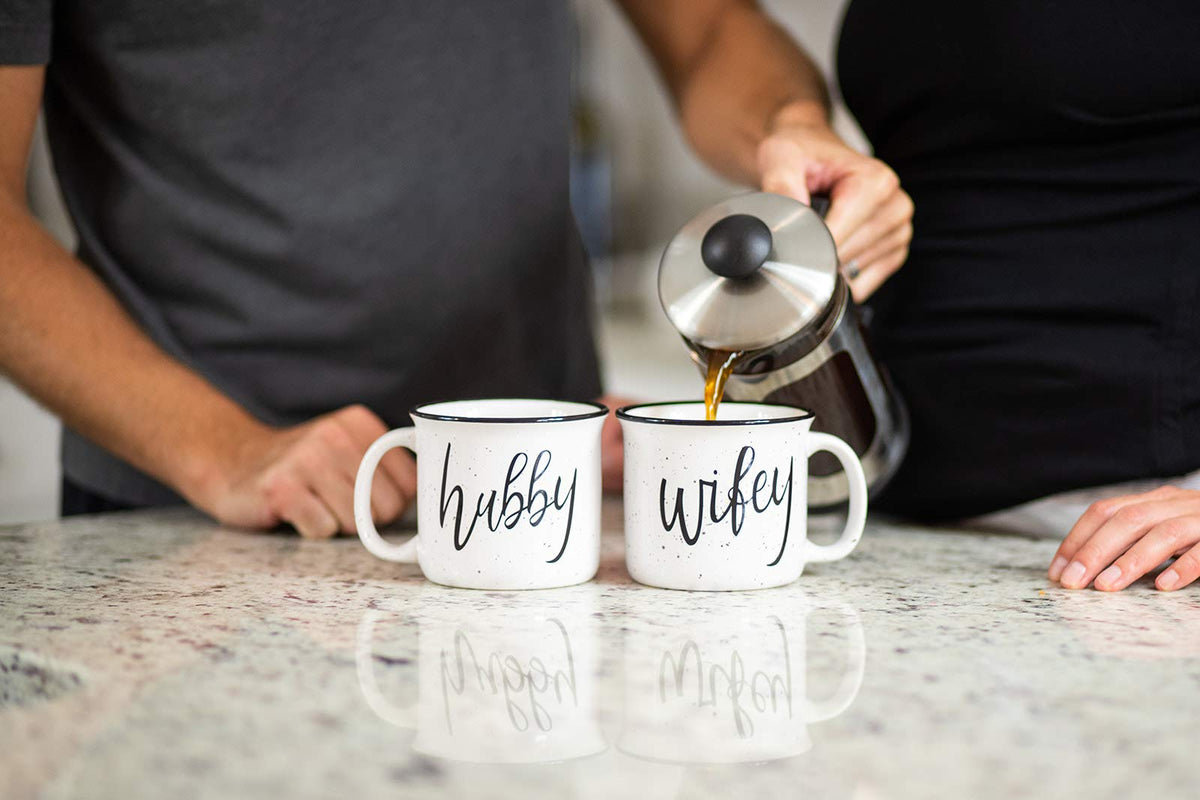 CAM N HONEY Campfire Mug Set conveying cozy couple vibes