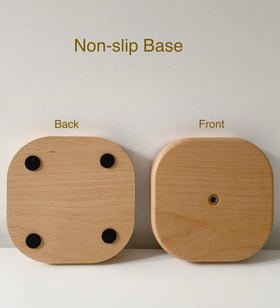 Cambiar paper towel holder base with rubber pad, prevents slipping on surfaces.