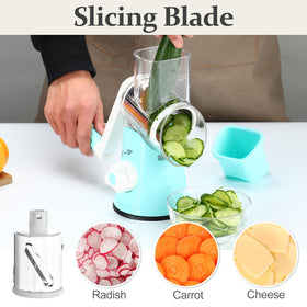 Cambom cheese grater cross-section reveals stainless steel blades for durability
