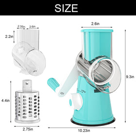 Cambom blue body cheese grater designed for easy shredding of cheese and vegetables
