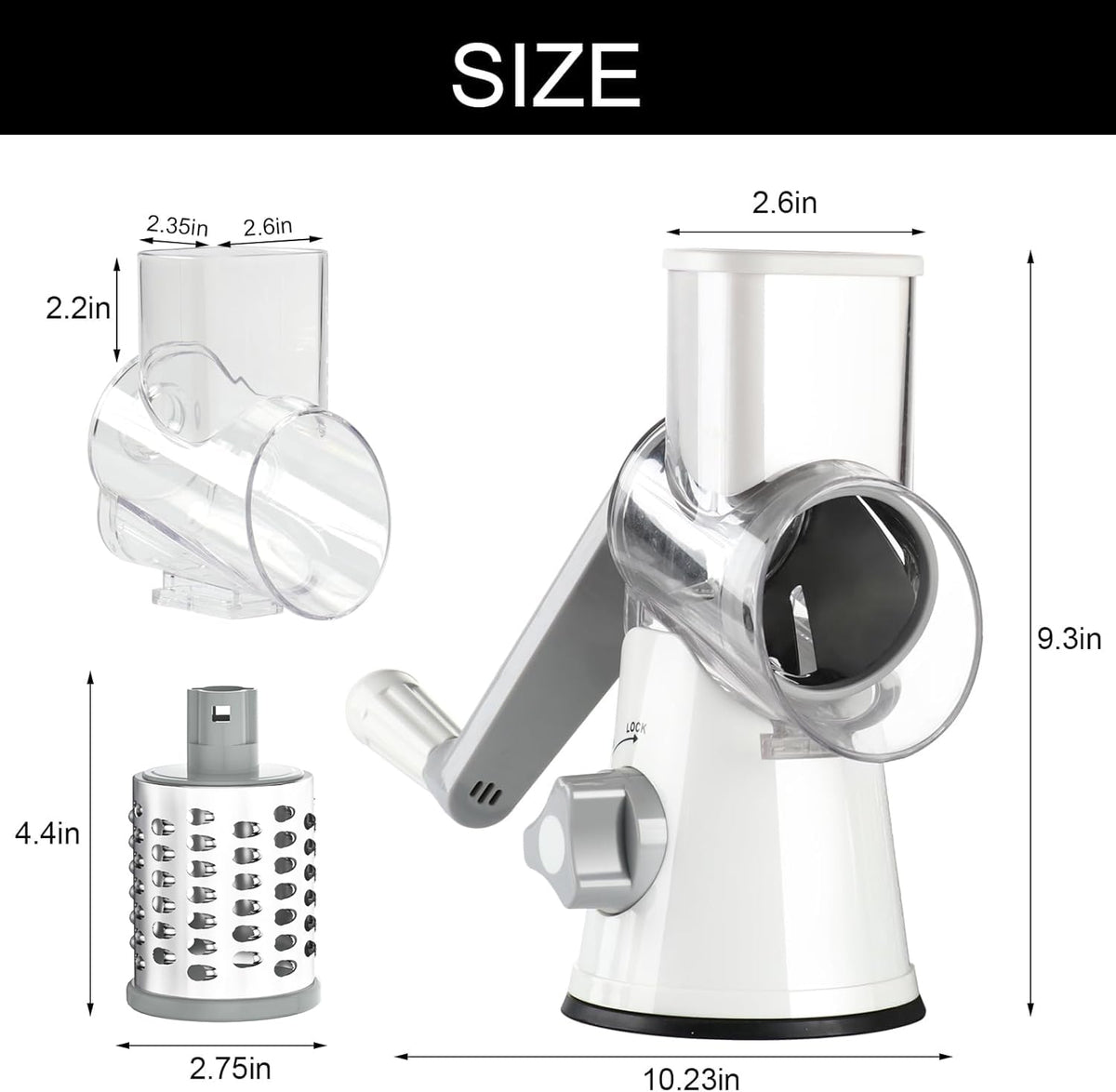Cambom grater is dishwasher safe for easy cleanup.