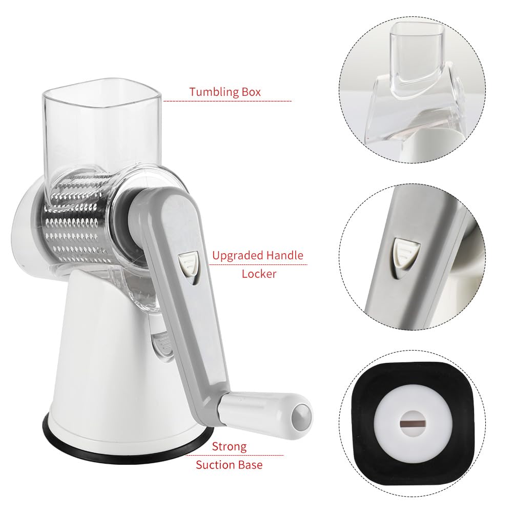 Cambom grater works with cheddar mozzarella parmesan for fresh toppings.