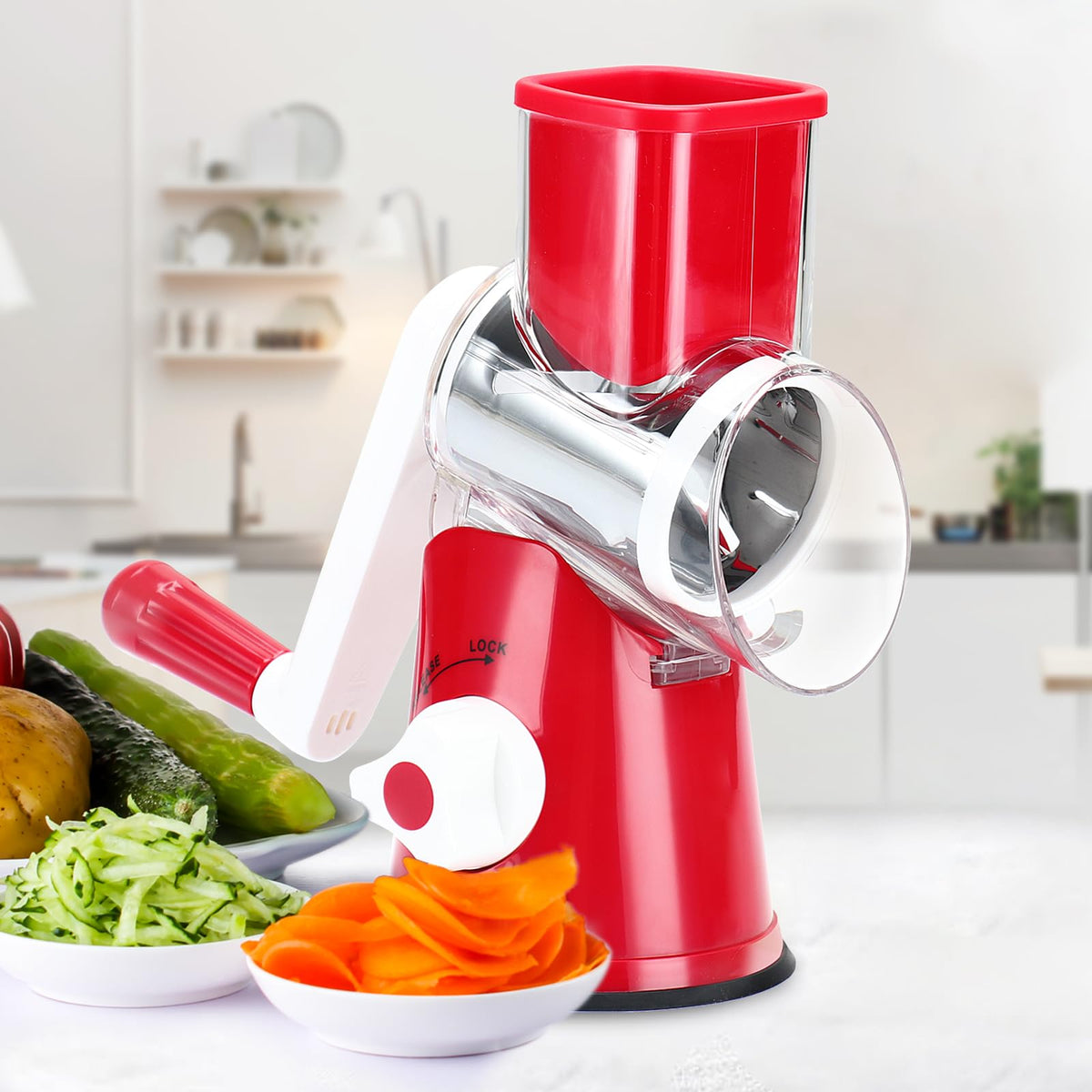 Cambom compact design fits neatly on the counter.